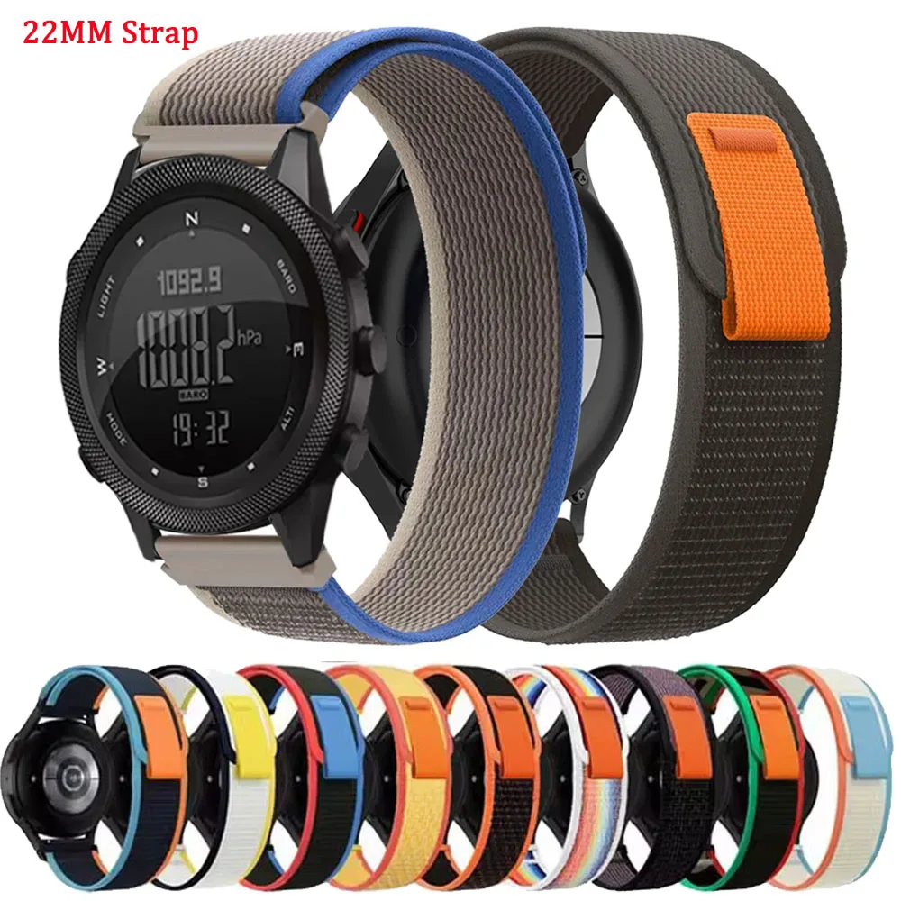 Нейлоновая петля 22 мм для NORTH EDGE APACHE-46, регулируемый браслет, ремешок для часов APACHE-46, сменный браслет, аксессуары