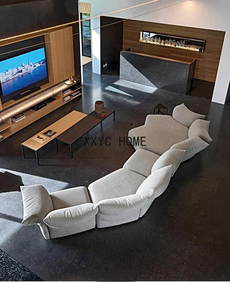 Italian down Fabric Sofa Modern