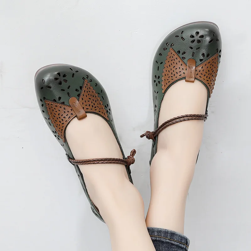 2021 Spring And Autumn New Retro Women's Single Shoes