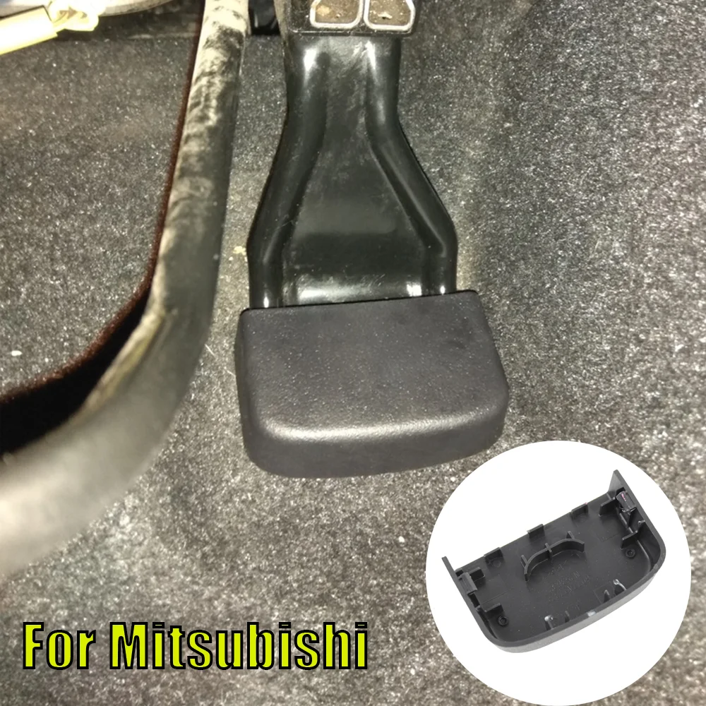 1x Para Mitsubishi Outlander ASX 2007-2014 2015 2016 2017 2018 2019 Tampa da Extremidade da Trilha do Parafuso de Ancoragem do Banco Dianteiro do Motorista