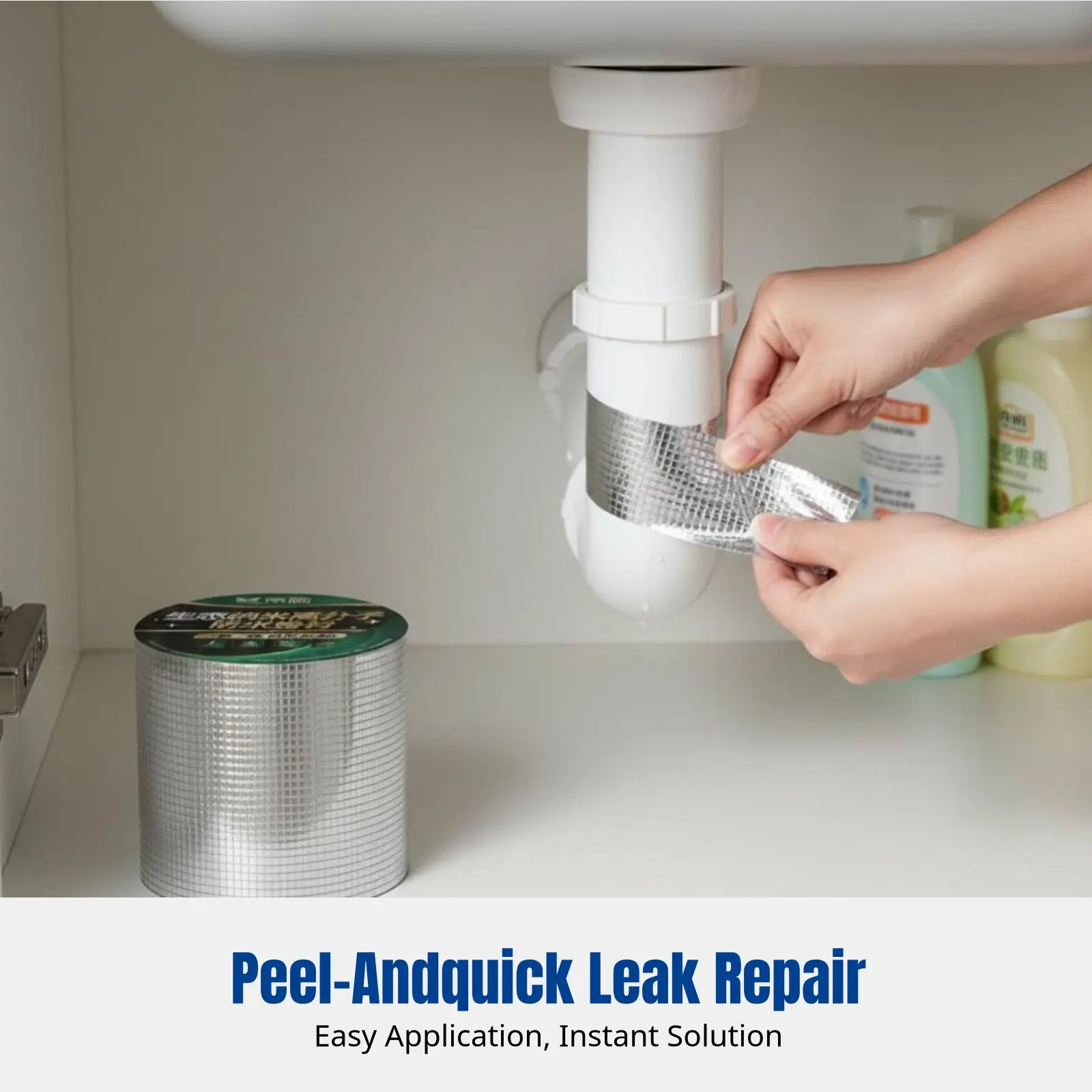 

Pipe Repair Tape, Butyl Waterproof, Leak Fix, Random Design for PVC/PPR/Metal Pipes