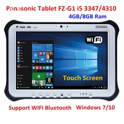 For Panasonic Tablet FZ-G1 FZ G1 i5 3347u/4310u 8G with SSD IPS Touch Screen win7/10 Support Wifi Bluetooth Portable Tablet