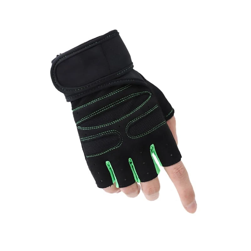 Anti-Slip Shock-Absorbing Pad Fishing Cycling Training Glove Half Finger Quick Release Wrist Support Gloves