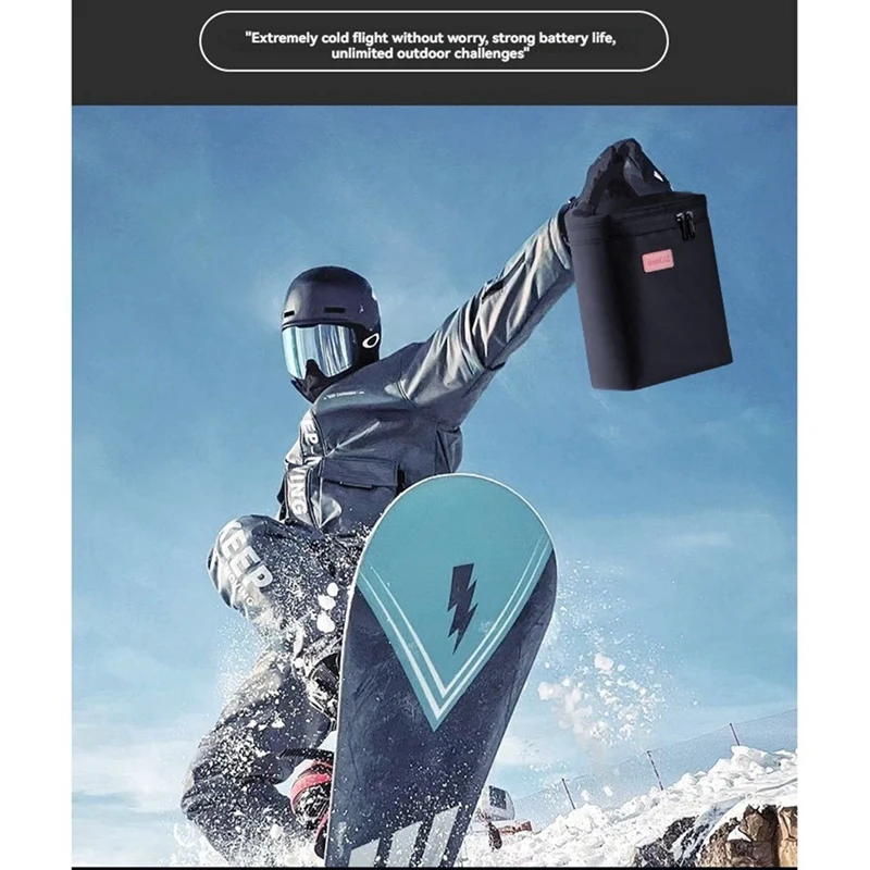 Bolsa calefactora de batería para Dron STARTRC, bolsa de almacenamiento de protección de baja temperatura a prueba de explosiones para DJI NEO/MAVIC/MINI/AVATA