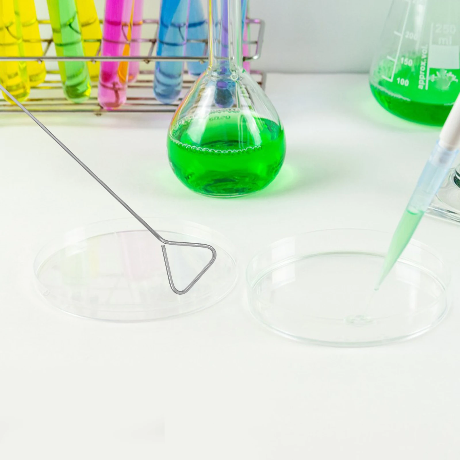 6 Pcs Coating Rod Lab Cell Spreaders Tools and Accessories Stainless Steel Laboratory Ideal for Rigorous Environments