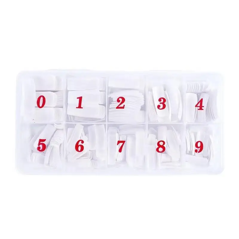 500 Nail Art Pieces/Box, French Manicure Tips, Full-coverage And Half-coverage False Nails, Natural White And Transparent