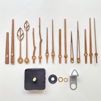 Wall Clock Silent Quartz Clock Movement Mechanism With Wood Clock Hands High Torque Replacement Clockwork Kits Repair 12Inch