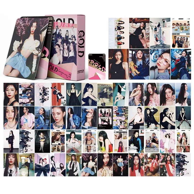 55 قطعة/المجموعة/مجموعة بطاقة صغيرة رائعة ألبوم KPOP ITZY ولد ليكون بطاقة LOMO YUNA YEJI Lia RYUJIN CHAERYEONG بطاقة بريدية هدية بطاقة صور