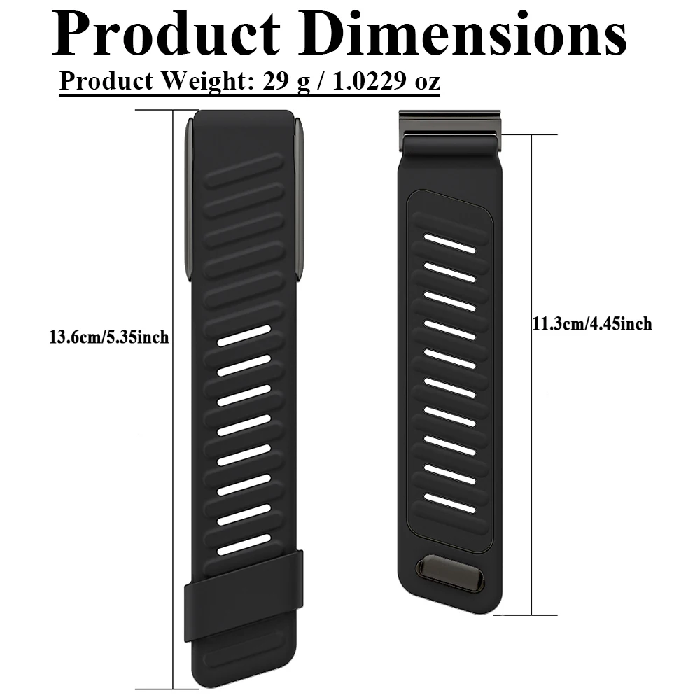 Sports Silicone Wrist Strap For Whoop 5.0 Fitness Tracker Adjustable Quick Release Replacement Bracelet Band For Men Women