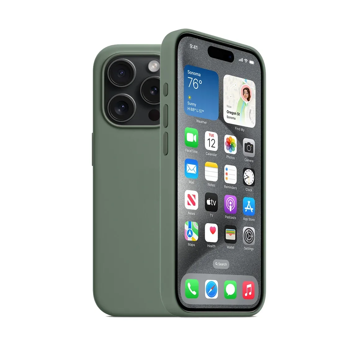 Officiële vloeibare siliconen hoes voor iPhone 15 Pro Max Camera Control Case voor Magsafe Liquid Silicone 15 Case Draadloos opladen - afbeelding 1