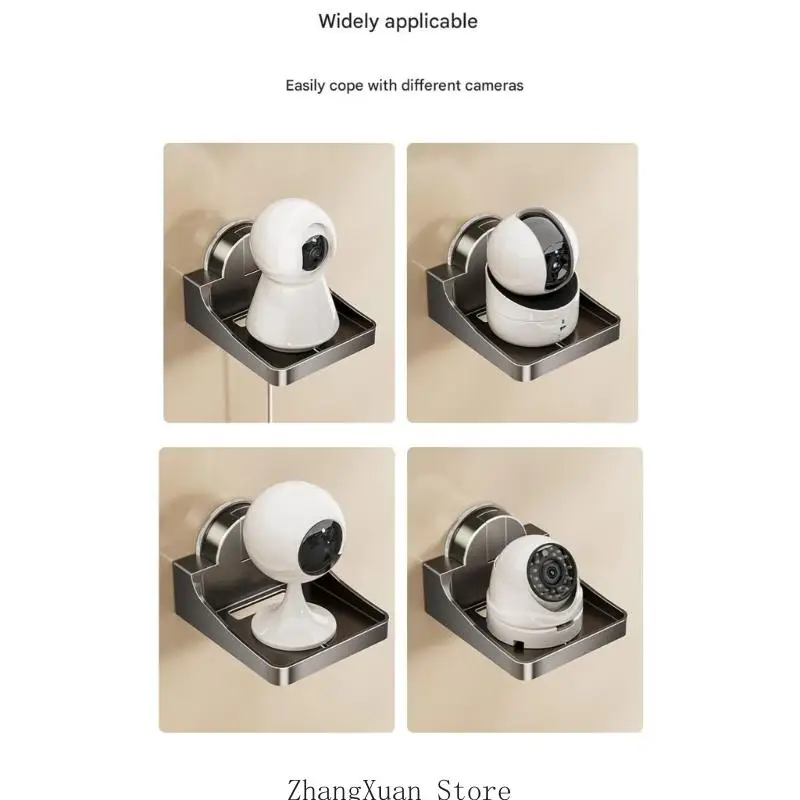 Portable Suction Cup Camera Holder Quick Setups for Home and Business Security 3XUF