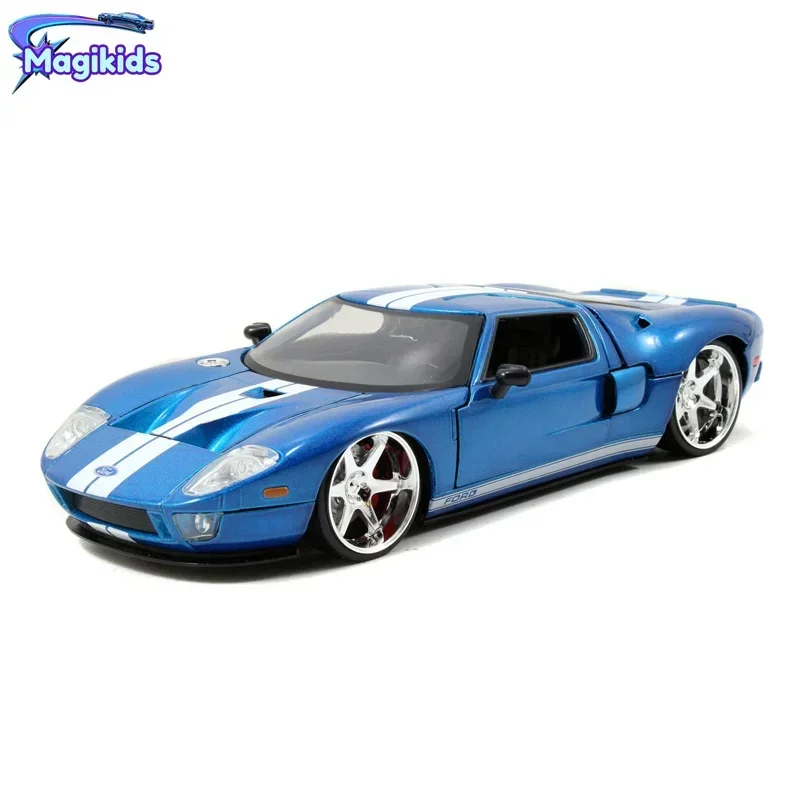 Jada 1:24 Fast and Furious 2005 Ford GT car toy Diecast toys for boys Metal cars Children Gift Collection J41