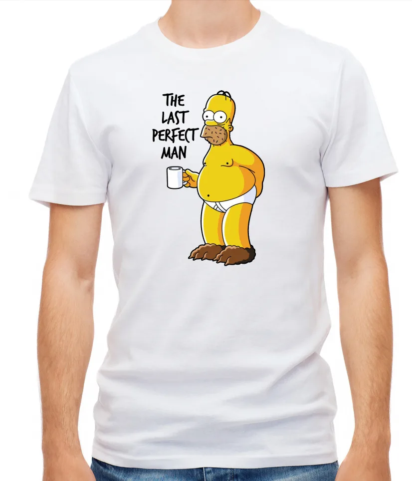 s aracters Homer  Short eeve T- Shirt Men G095