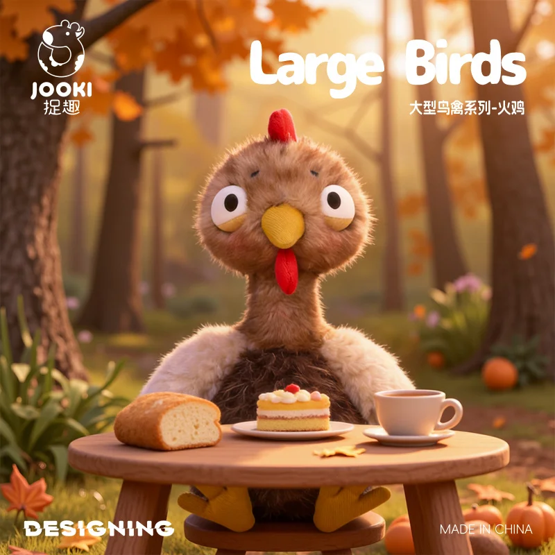 Peluche de pavo y pollo Pascua regalo infantil suave algodón - imagen 4