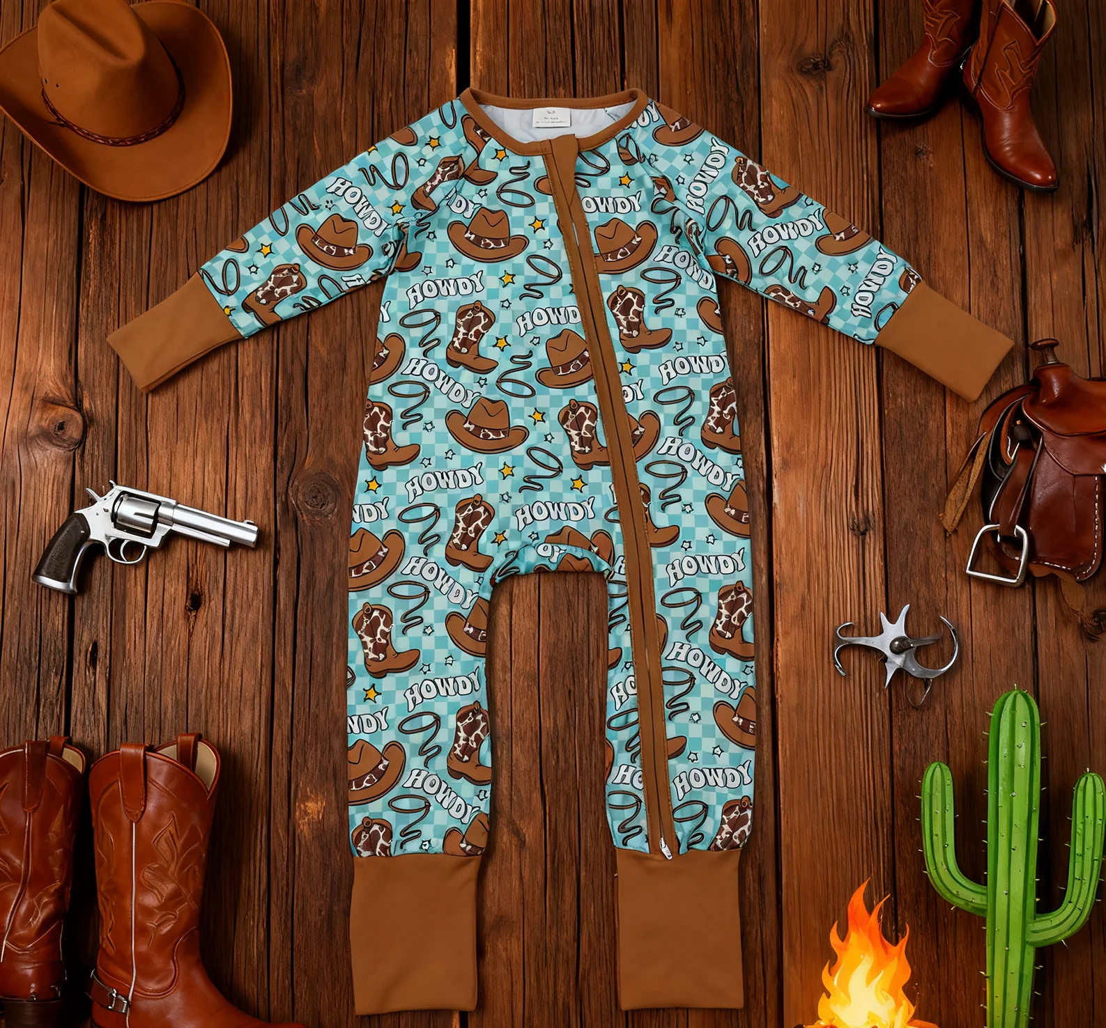 

Z1101-01 LR2517 Baby Boys Bubbles Infant Jumpsuit Kids One-piece Newborn Romper Toddler Western Clothes