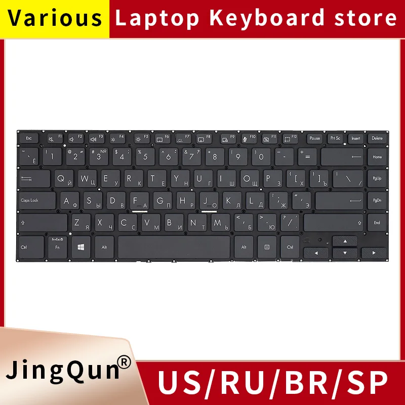Russian laptop keyboard For ASUS ProArt StudioBook Pro17 W700 W700G W700G1T W700G2T W700G3T W700GV W700TA 9Z.NGEBQ.10J Backlight