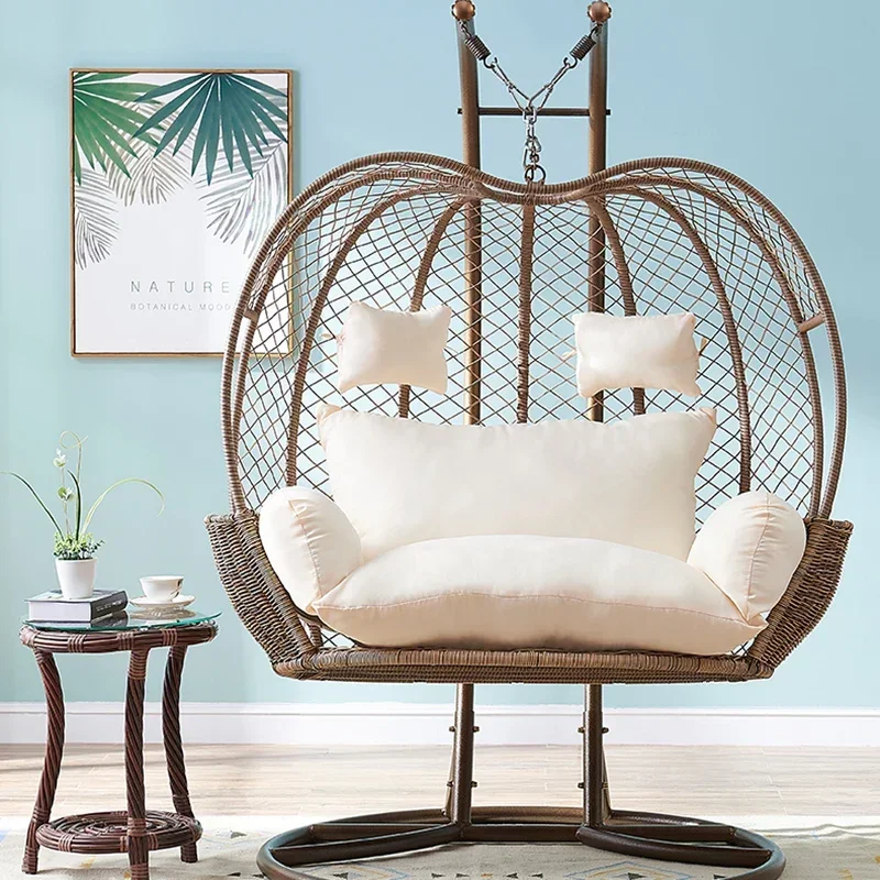 Unstuffed Double Hanging Swing Egg Chair Cushion Cover Hanging Hammock Chair Cushions Basket Pad Swing Seat Cushion No Swing