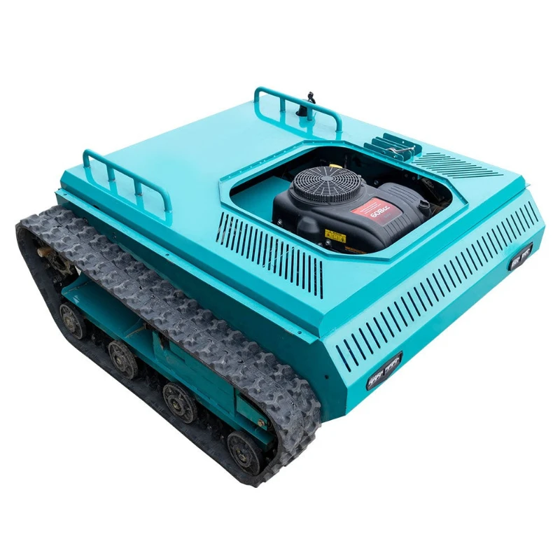Crawler lawn mower, remote control intelligent lawn mower, slope orchard lawn mower