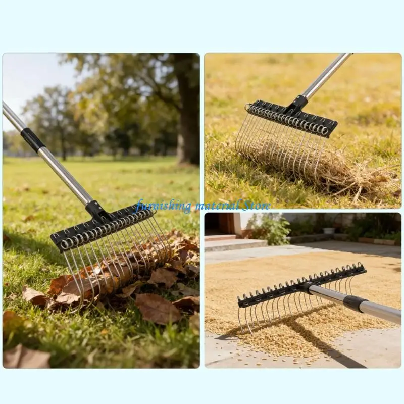 Y5GD Heavy Duty Stainless Steel Garden Tool With 22 Teeth For Superior Function