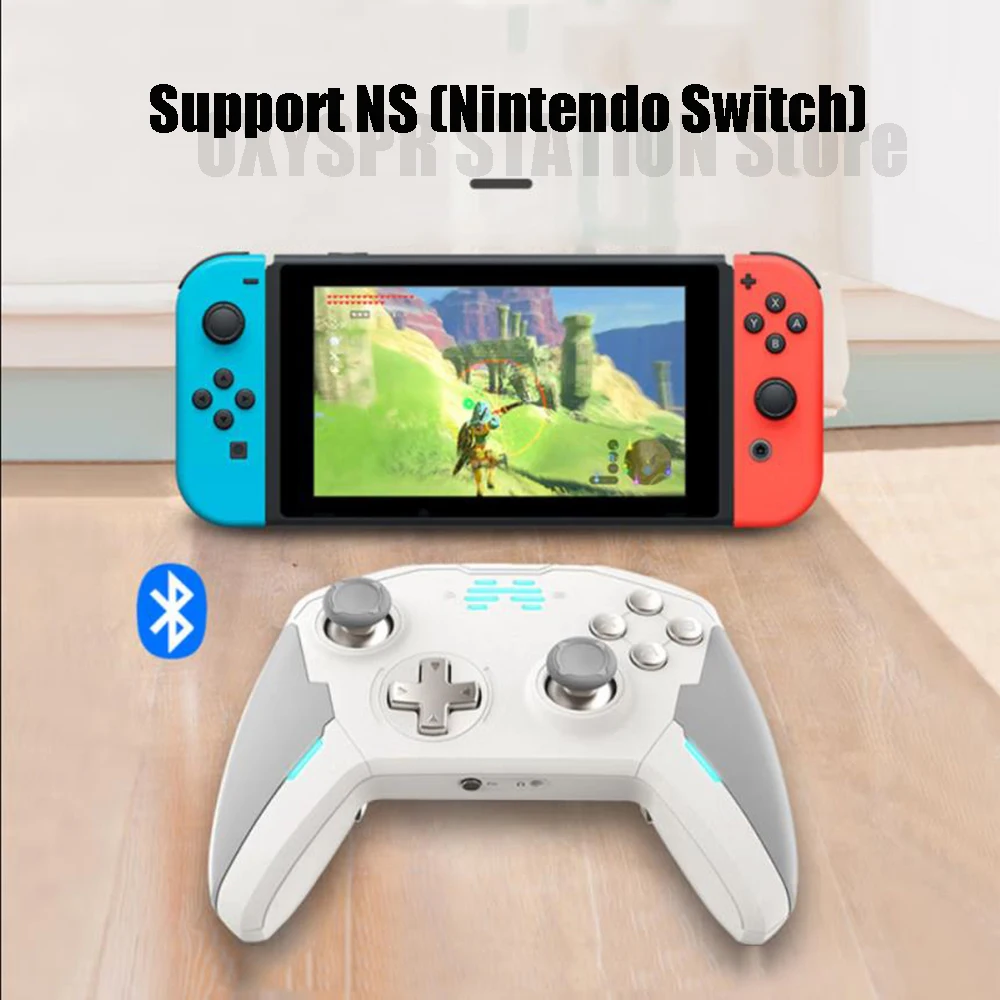 Original Betop Zeus Gamepad BTP-T6การสั่นสะเทือนSomatosensory Game ControllerสำหรับN-Switch Steam Mechanical Gamepad