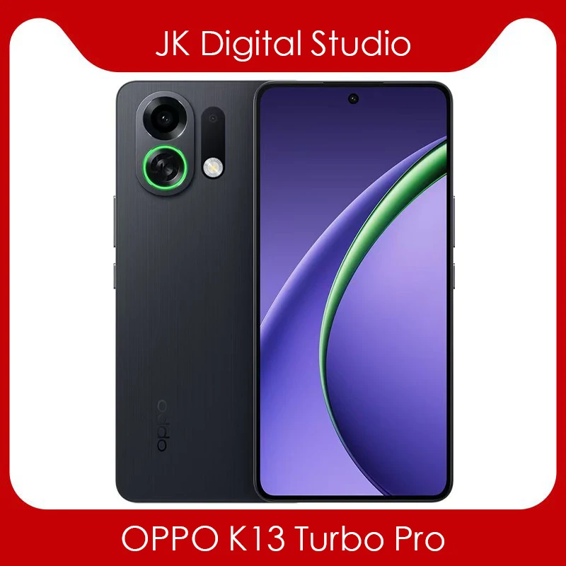 هاتف جوجل بلاي OPPO K13 Turbo Pro 5G بشاشة 6.8 بوصة AMOLED Snapdragon8s Gen4 7000Mah 80 وات SuperVOOC كاميرا 50 ميجابكسل NFC OTA