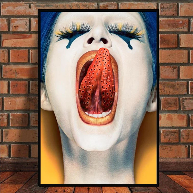 TV Show American Horror Story Whitepaper Poster Print Figure Canvas Painting Fancy Wall Sticker for Coffee House Bar Decoration