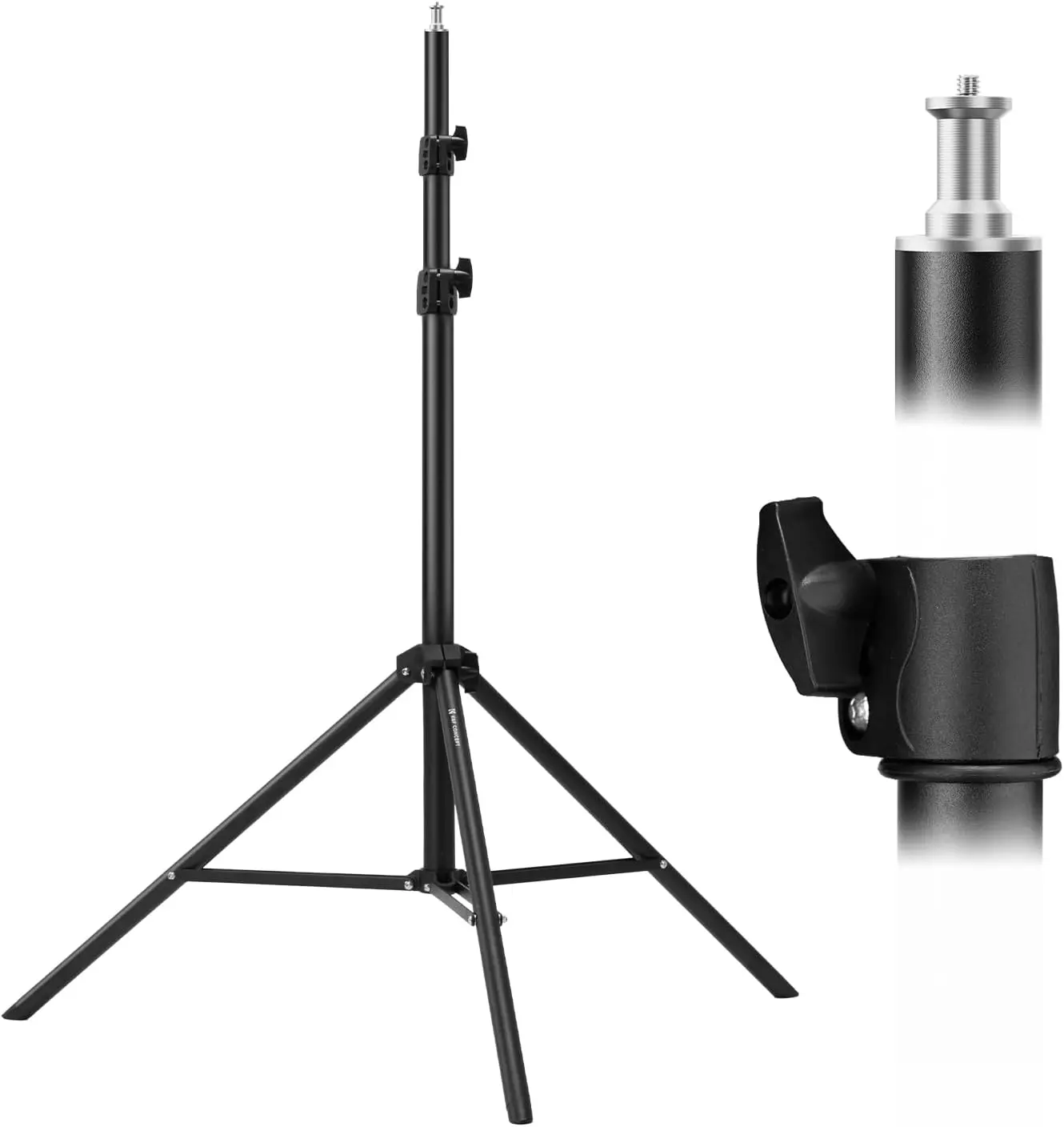 

Portable 9.1ft Extendable Light Stand with 1/4' Screw for Strobe, Camera, Webcam, Softbox