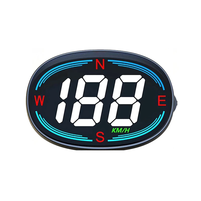 H2 Car Digital Speedometer GPS HUD Heads Up Display For All Cars Trucks Motorcycle KM/H Speed Gauge Auto