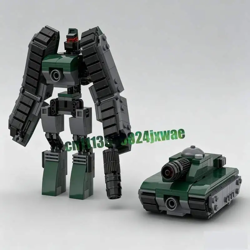 NEW 315Parts Brawl Transformer Robot Model Custom Puzzle DIY Assembly Building Blocks Toy Popular Gift Mecha Collection Display