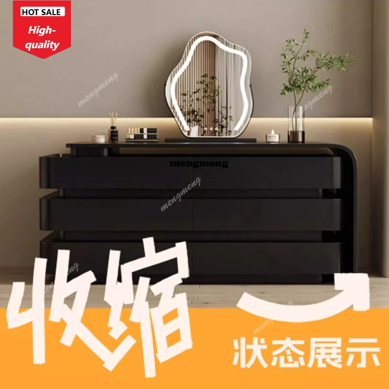 C139 solid wood multi-functional Makeup vanity Modern bedroom luxury design illuminated makeup dressing table schminktisch furni