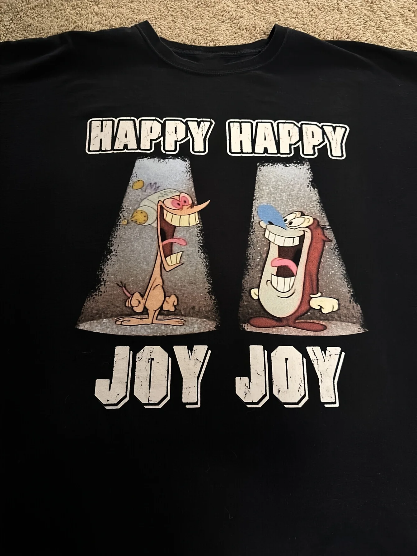 Футболка унисекс Ren And Stimpy Happy Joy Joy, размер S-5XL 1HRA104, мужской подарок, мужская одежда, бренды, забавный Ugus Футболка унисекс Ren And Stimpy Happy Joy Joy, размер S-5XL 1HRA104, мужской подарок, мужская одежда, бренды, забавный Ugus