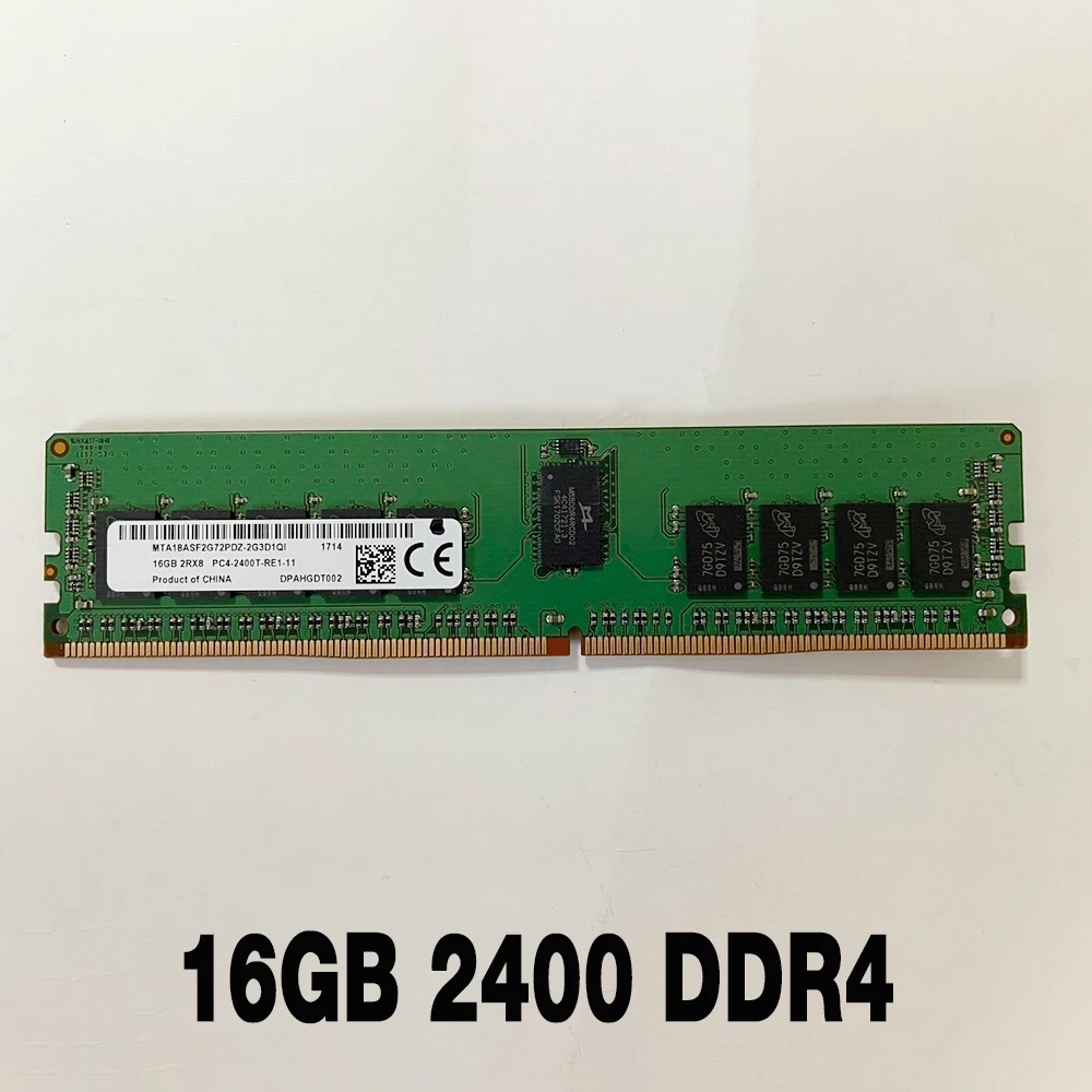 

1PC RAM 16G 2R×8 PC4-2400T ECC For MT Server Memory MTA18ASF2G72PDZ-2G3D1 16GB 2400 DDR4