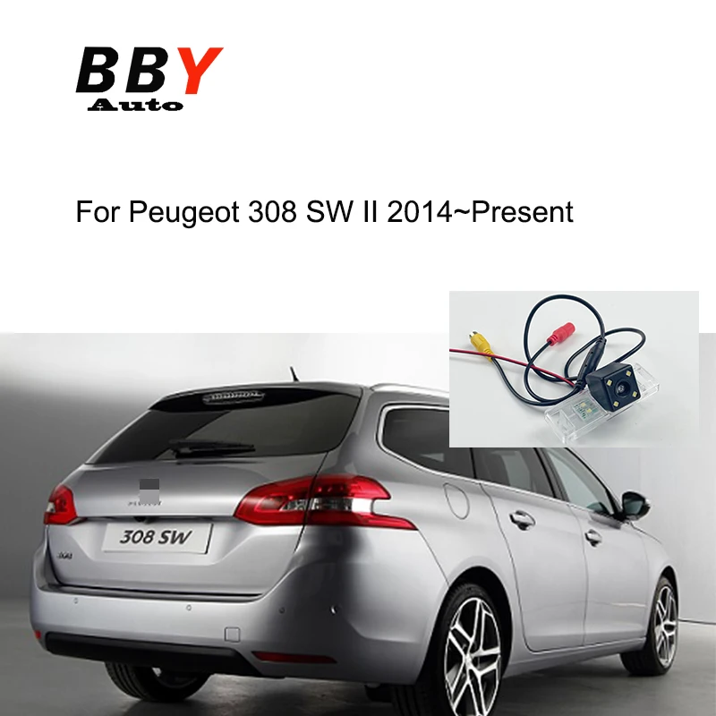 

Автомобильная камера заднего вида для Peugeot 308 SW II 2014 2015 2016 2017 2018 CCD резервная камера/комплекты корпусов для peugeot 2019