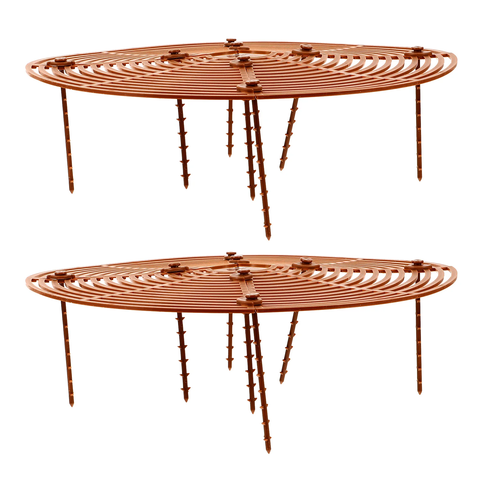 

2pcs Flower Pot Cover Medium Round Coffee Anti-Spill Protection for s Cats Dogs Waterproof Durable Easy Install