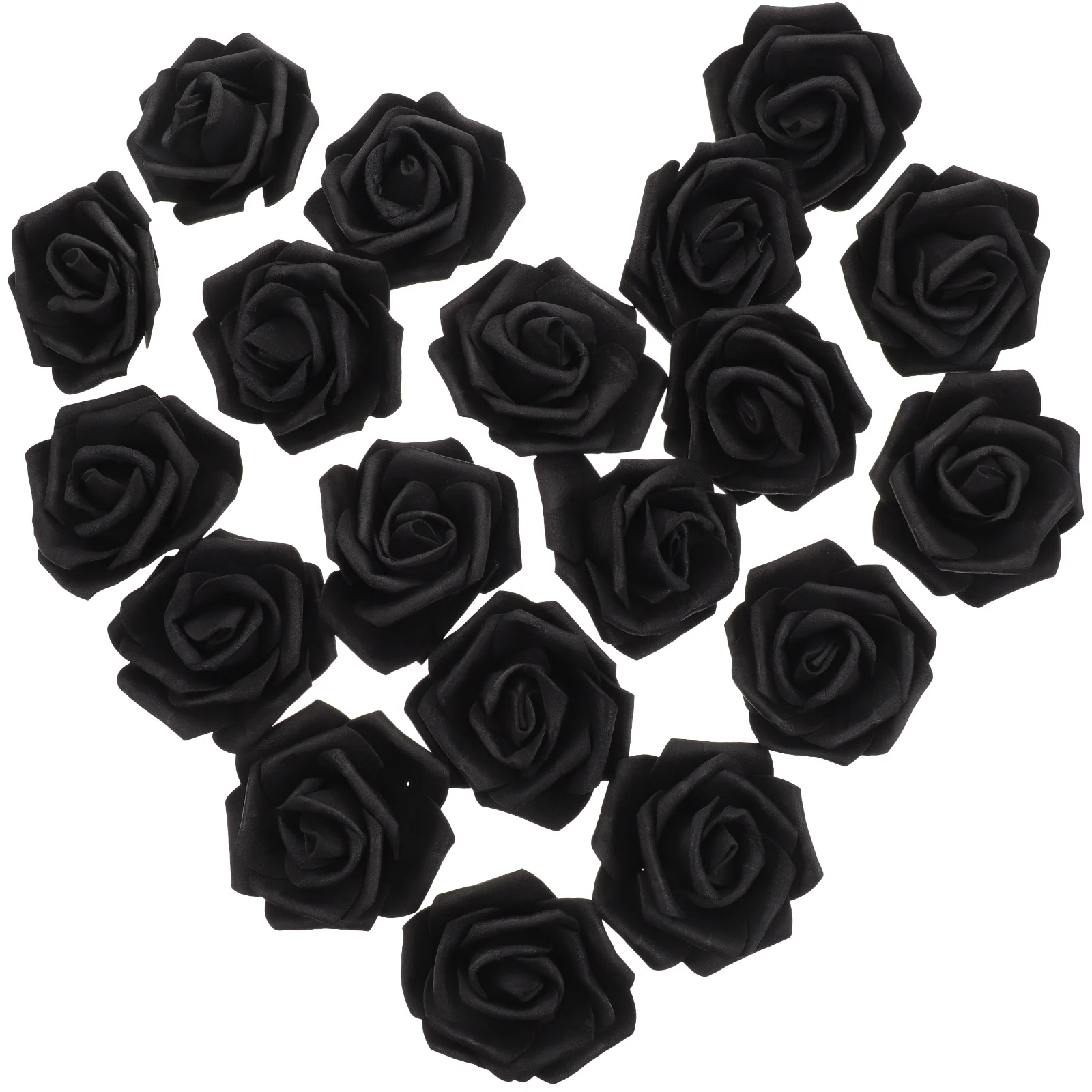 

100Pcs Artificial Rose Heads Fake Pink Roses for Home Wall Wedding Gift Box Decoration Light Pink Flowers Fake Rose Head