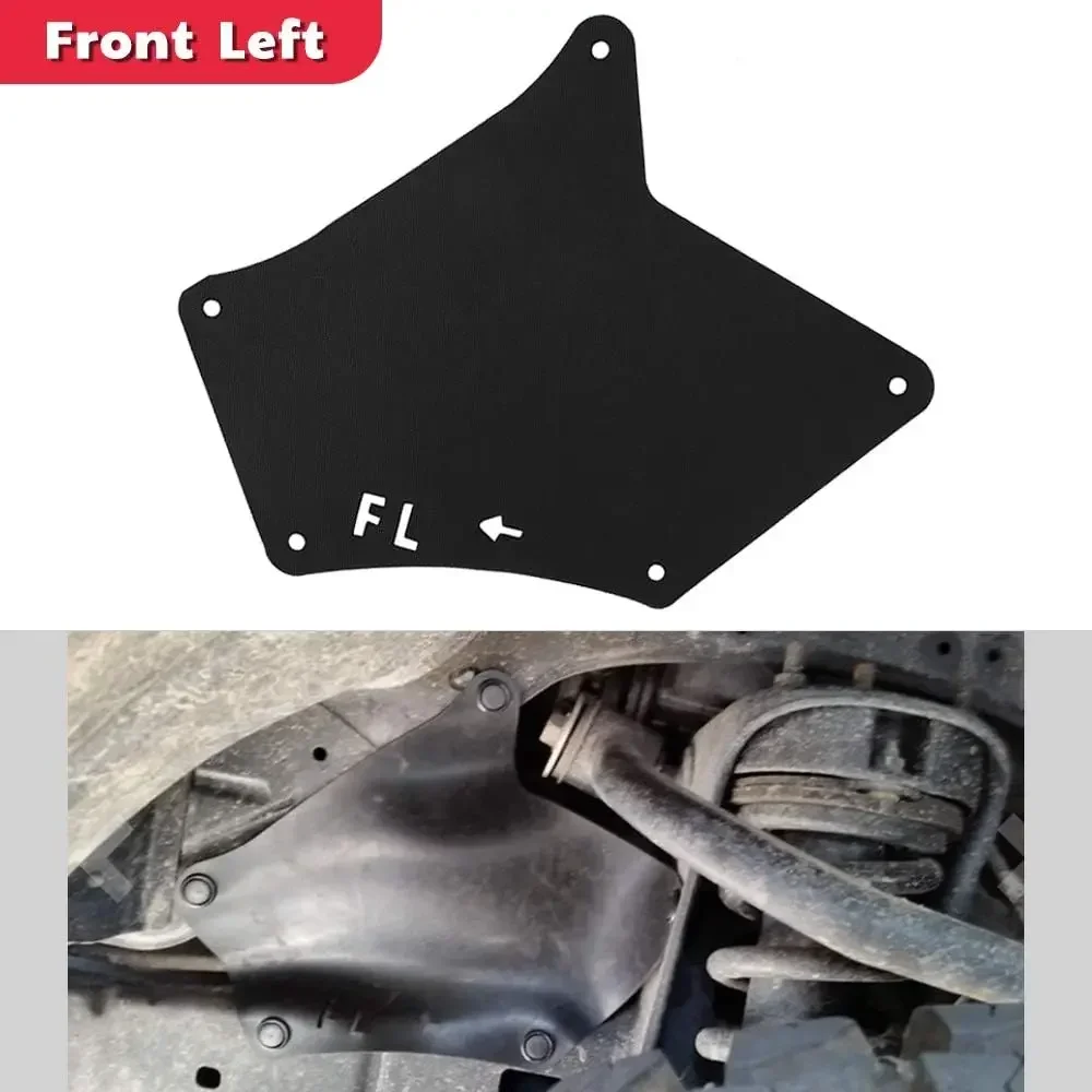 Vordere Kotflügel-Spritzschutzbleche Leder-Einlagen für Toyota Land Cruiser Prado 2003-2017 und 4 Runner 2003-2017 – Detail 6