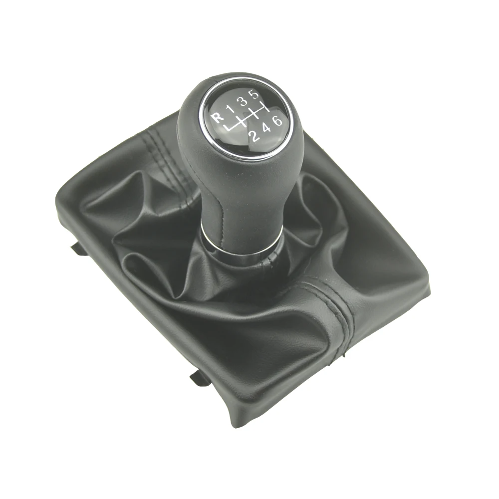 Schaltknauf mit Schaltsackabdeckung für A6 C6 2004-2011 Q5 2009-2017 A4 B8 8K 2007-2014 A5 S5 8T 2010-2017