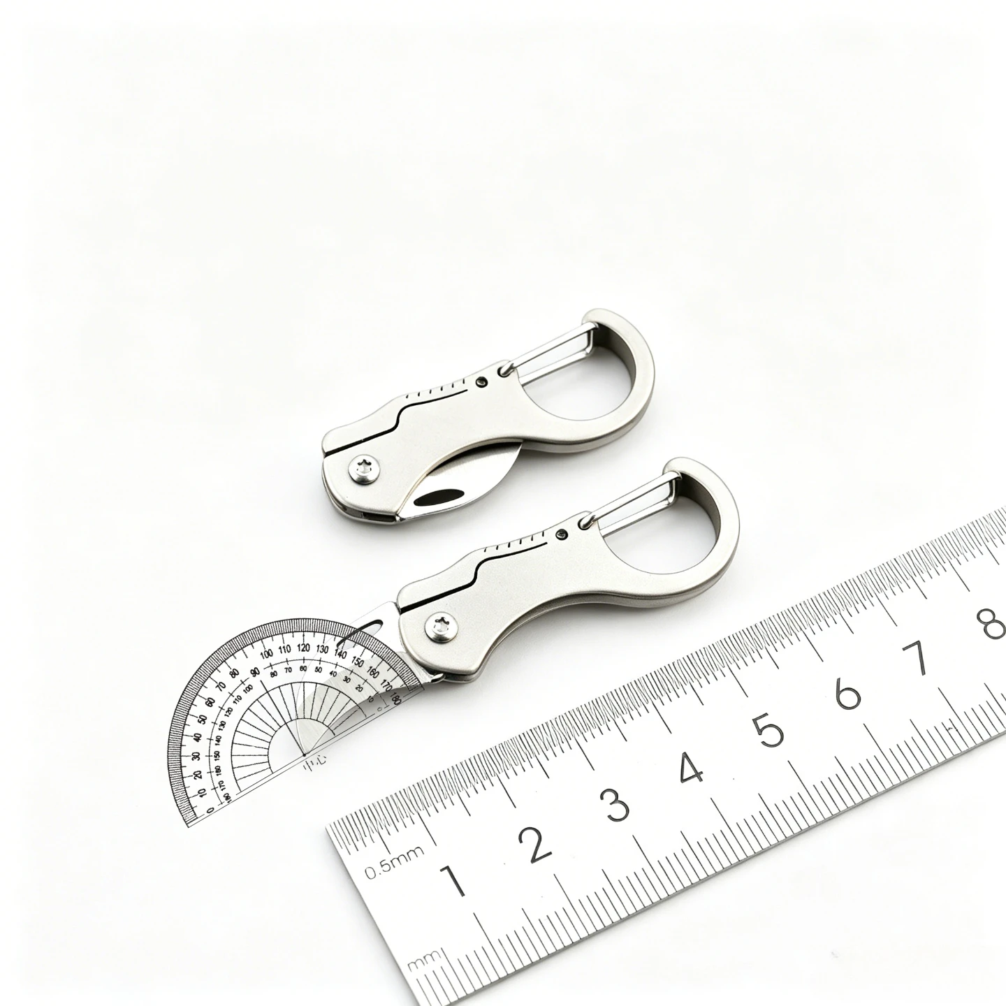 2026 Mini Pocket Knife Stainless Steel Keychain EDC Knife Portable Express Box Opener Camping Survival Cutting Key Ring Tool