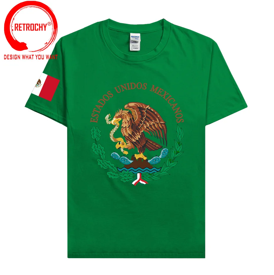 Mexico Flag Seal T-shirt Mexican Coat of Arms T Shirt Men Estados Unidos Mexicanos Clothes Custom Birthday Boyfriend Gift Tshirt