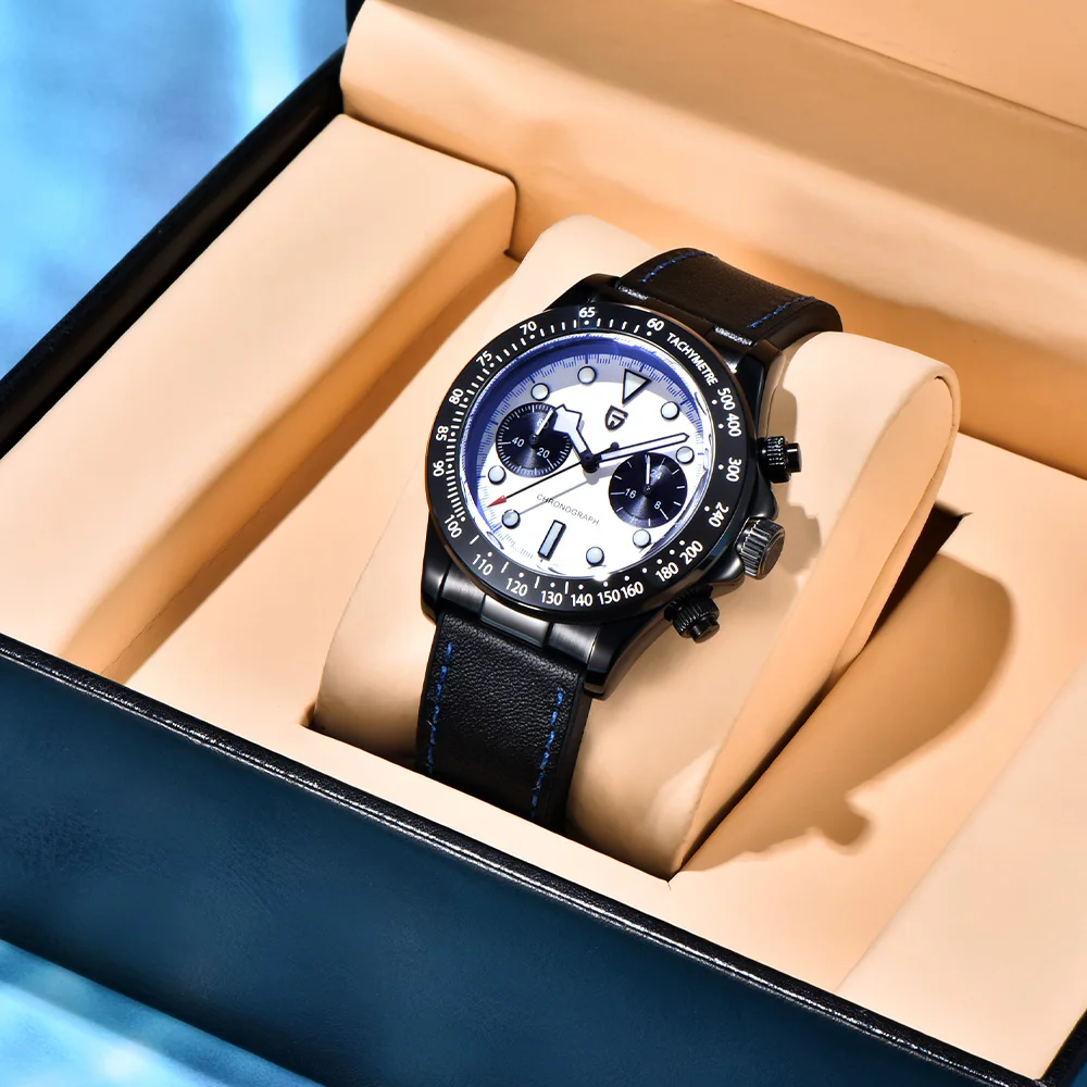 Pagani design Panda men's Quartz Watch Fashion Sapphire 10BAR Sports Speedometer Timetable Luminous Pointer watches for Men 2026 view 3