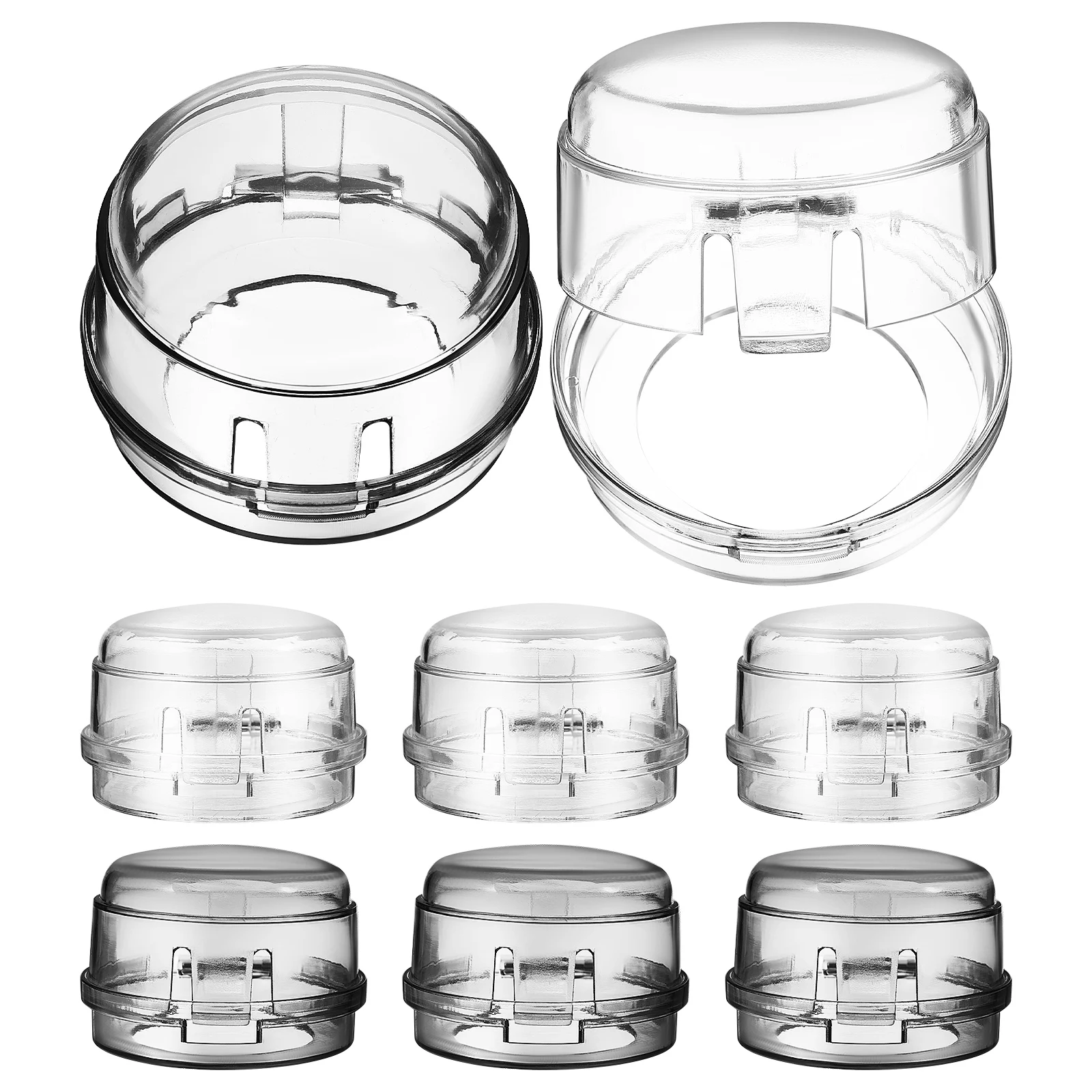 

8 Pcs Gas Switch Protection Cover Stove Childproof Knob Covers Oven Knobs Safety Guard Pvc Button Locks