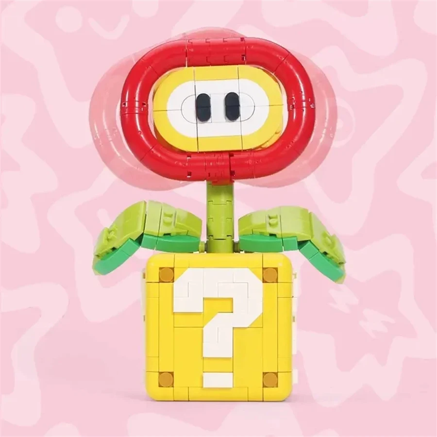 De nieuwe MOC Chomper plant model 71426 vlam bloem montage bouwsteen decoratie baksteen kindermeisje speelgoed vakantiecadeau