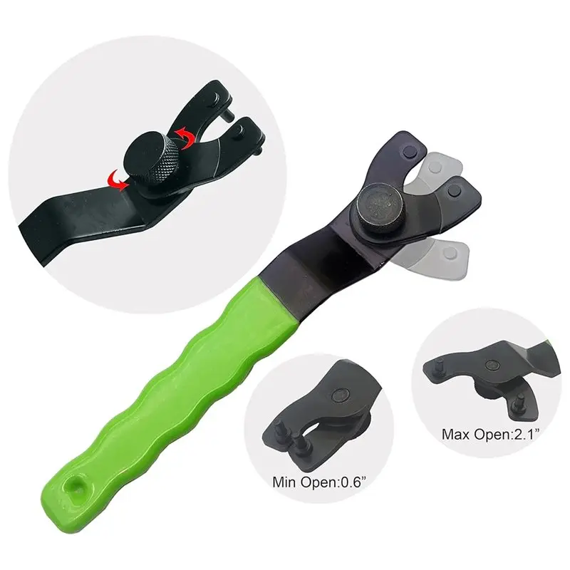 Y50A-Flange Nut Kit With Adjustable Spanner Wrench 5/8