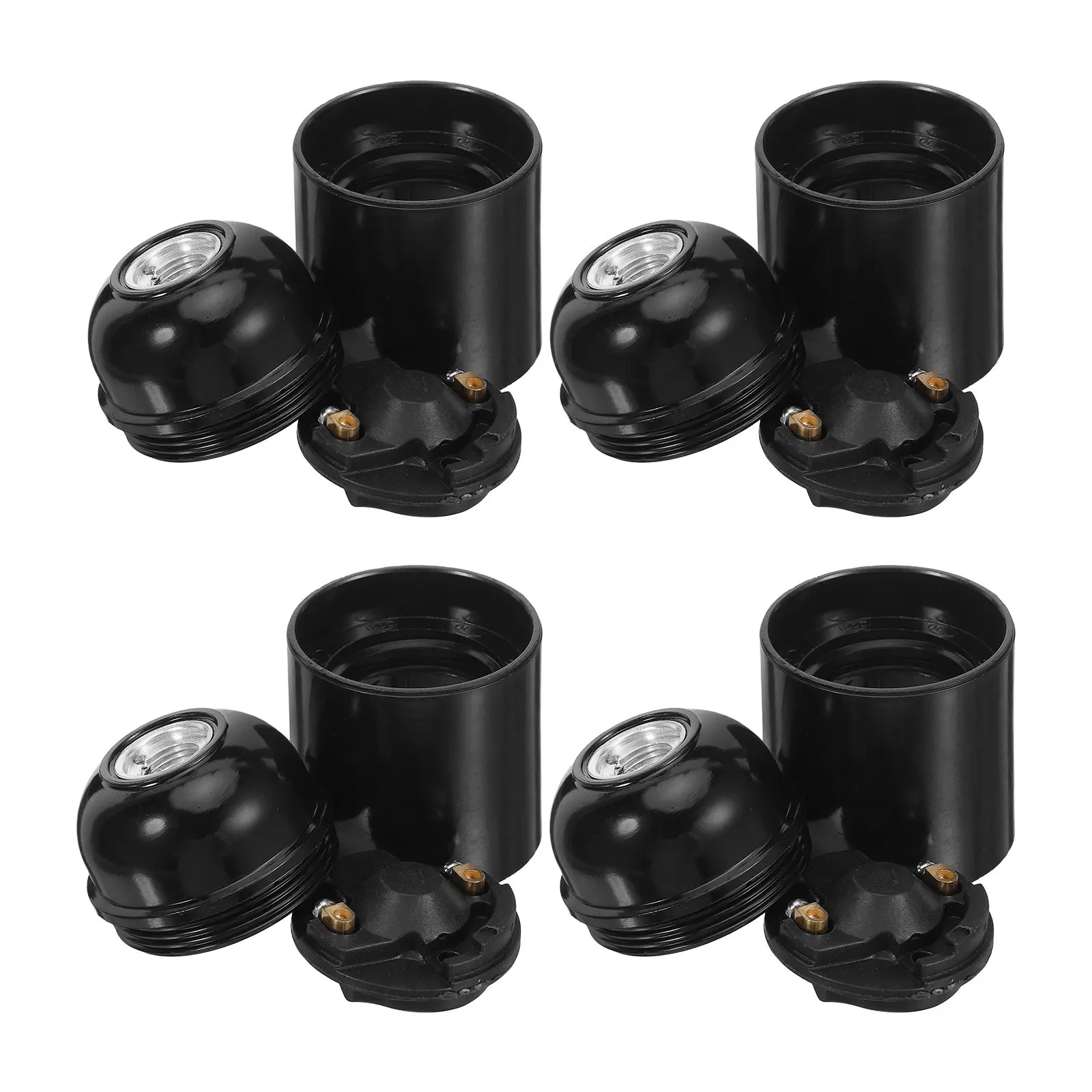 

Комплект из 4-х патронов E27 для потолочных светильников, устойчивые винтовые держатели для замены, основания для подвесных светильников для дома и офиса