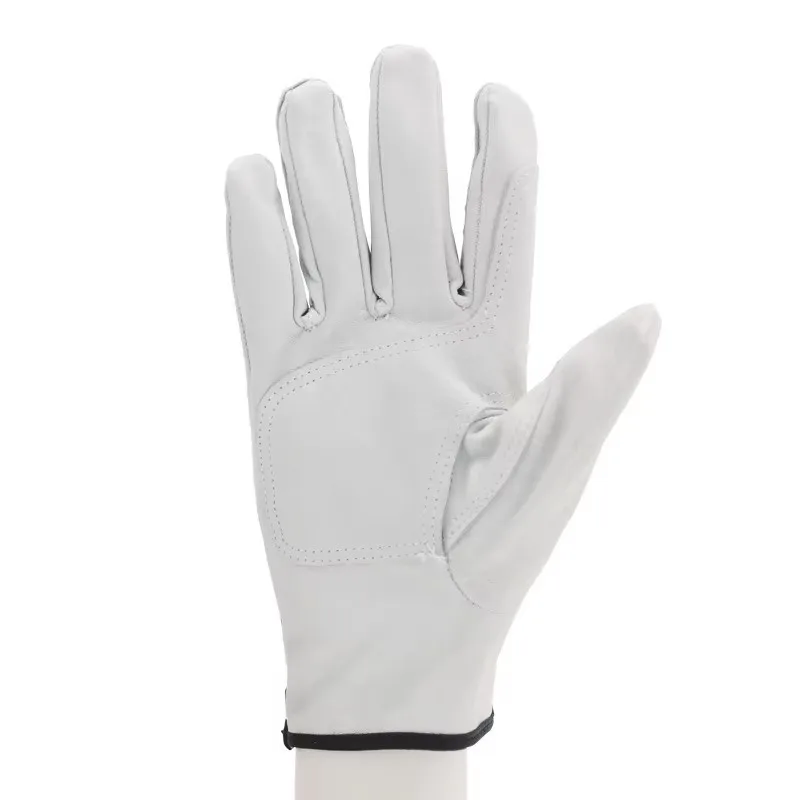 Gants de sécurité de travail en cuir de porc, doux, résistants aux déchirures, pour la maison, le jardin, la réparation des mains du conducteur, gants de Protection