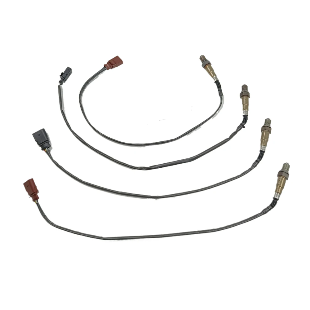 Engine Oxygen Sensor 4-Piece Set 079906262Q 079906262R 1K0998262S 022906262CF For Audi A8(D4) 2010-2013 4.2L GAS CDRA