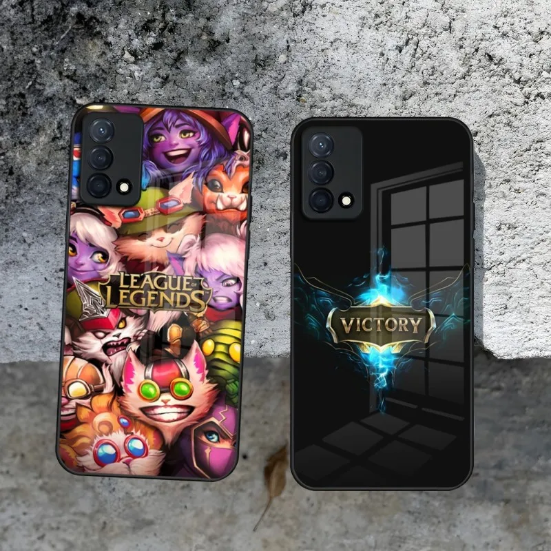 Game League Of L-Legends LOL Phone Case For Oppo Find X3 X5 Pro Reno 4 7 6 A15 A54 A95 A55 A57 A93s A94 A92s Glass Cover