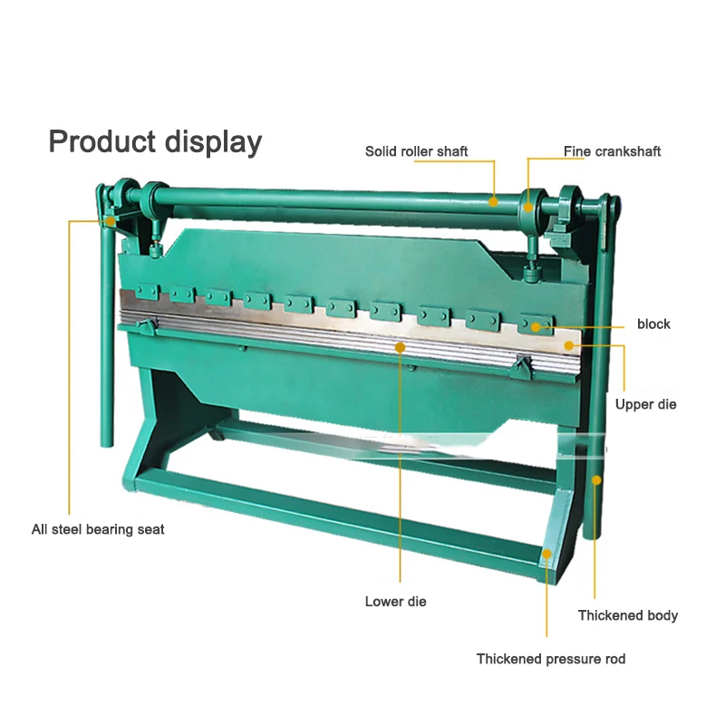 0.6M Semi-Automatic Bending Machine Desktop Manual Right-Angle Label Folding Machine Aluminum Plate Iron Sheet Folding Equipment