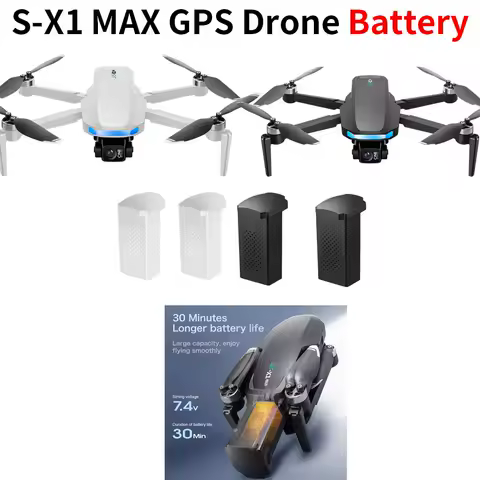 S-X1 MAX GPS Drone Battery 7.4V 1600mAh Battery for SX1 MAX GPS Drone Parts