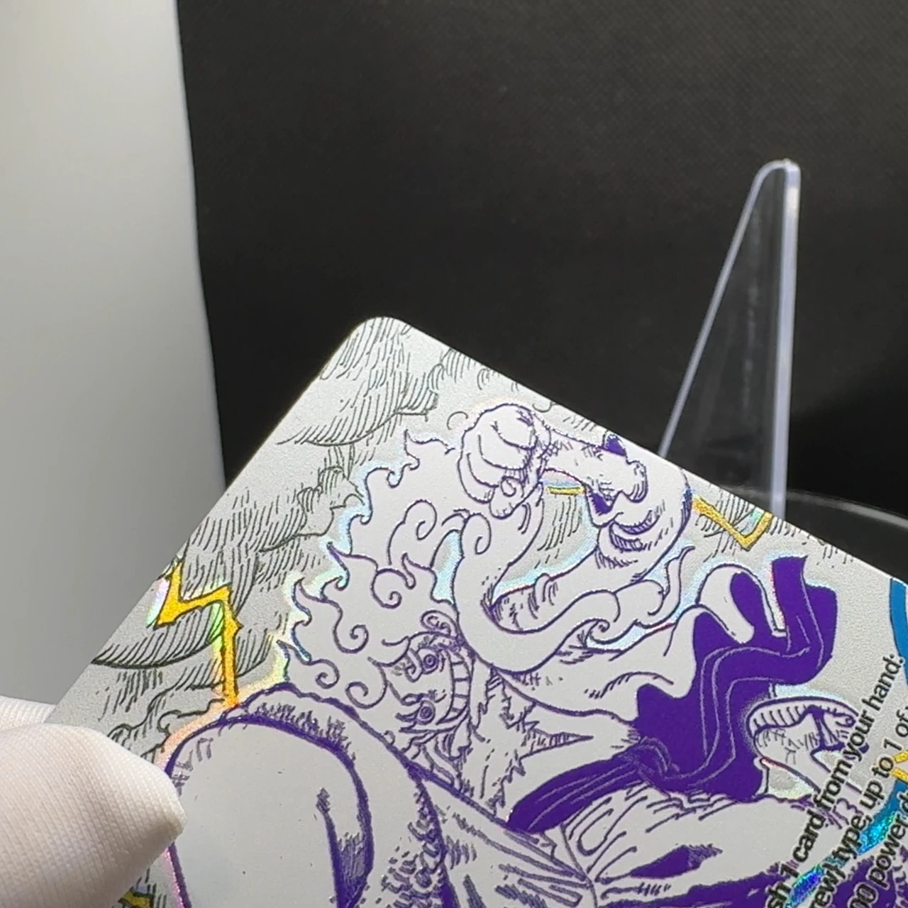 One Piece TCG OPCG English Gum-Gum Гигантская карта УФ-печать GGG Карта событий Текстурированная фольга Карты Коллекционные карты аниме